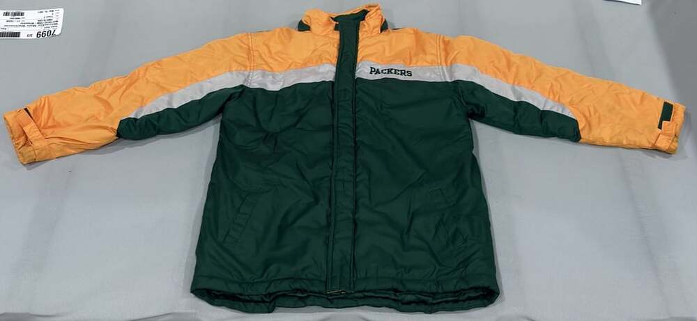 NFL Team Apparel Green Bay Packers Youth Extra Large Winter Jacket Coat